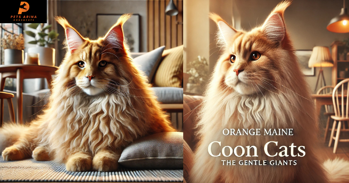 Orange Maine Coon Cats